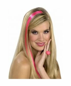 Forum Novelties Inc. Adult 80's Style Neon Pink Hair Extention Kit Wigs
