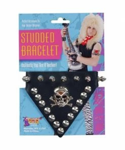 Forum Novelties Inc. Adult 80's Style Skull Studded Bracelet