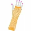 Forum Novelties Inc. Adult Long 80's Style Orange Neon Fishnet Gloves
