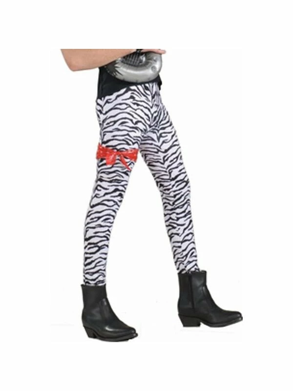 Forum Novelties Inc. Men's Costumes Adult 80's Style Zebra Rocker Pants 3 Forum Novelties Inc. Men's Costumes Adult 80's Style Zebra Rocker Pants