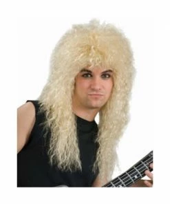 Forum Novelties Inc. Wigs Adult 80's Style Blonde Rock Band Wig