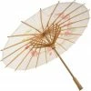 Funny Fashion White Chinese Umbrella Costume Prop Accessory Kits