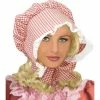 Forum Novelties Inc. Adult Red Checkered Prairie Bonnet