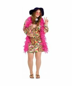 Rubies Adult Plus Size Psychedelic Dress Costume Adult Costumes