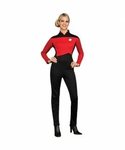 Rubies Adult Star Trek Deluxe Red Jumpsuit Costume Adult Costumes