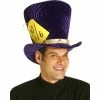 Rasta Imposta Adult Deluxe Alice Mad Hatter Costume Hat