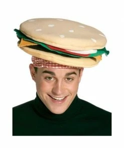Rasta Imposta Adult Cheeseburger Costume Hat