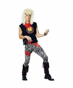 Paper Magic Adult Costumes Adult 80s Rock Band Halloween Costume