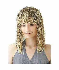 Paper Magic Gold Tinsel Wig