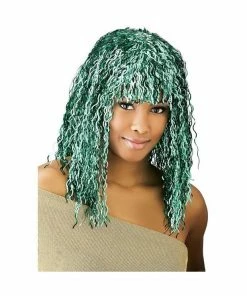 Paper Magic Wigs Green Tinsel Wig