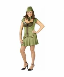 Fun World Adult Plus Size Army Major Costume Adult Costumes