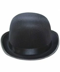 J Hat Adult Black Silk Derby Hat Hats