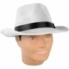 J Hat Hats Adult White Velvet Fedora Hat