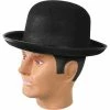 J Hat Adult Felt Black Derby Hat
