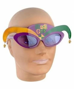 J Hat Mardi Gras Clown Glasses