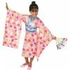 AJ Costume Company Child's Pink Butterfly Princess Geisha Costume