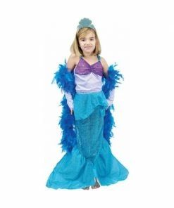AJ Costume Company Kids Costumes Child's Blue Mermaid Princess Costume