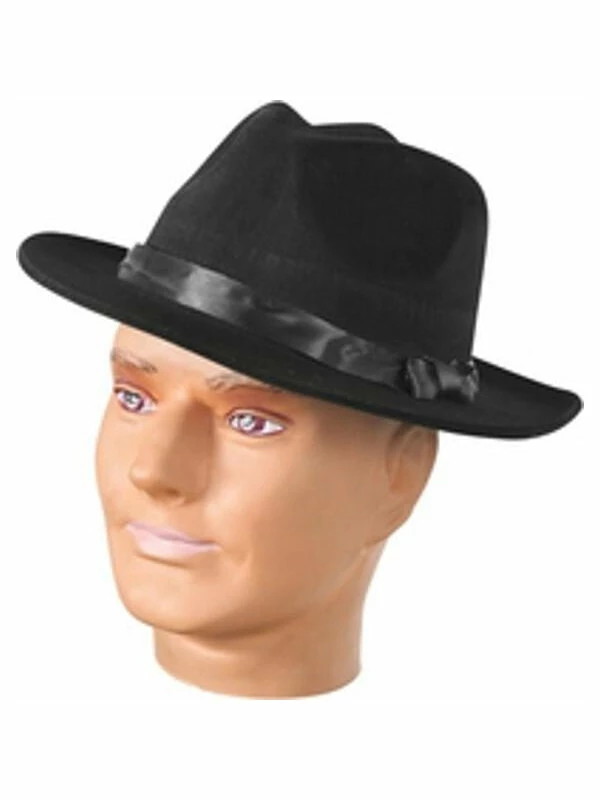 China Products Corp. Adult Black Fedora Hat 3 China Products Corp. Adult Black Fedora Hat