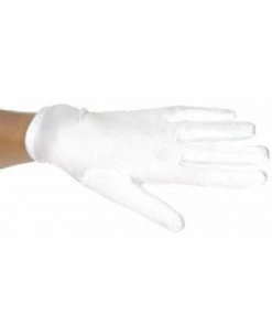 Be Wicked Child's White Polyester Costume Gloves