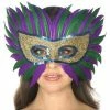 Be Wicked Masks Adult Mardi Gras Feather Eye Mask