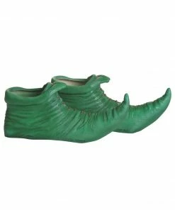 J & A Shoes & Boots Green Rubber Elf Shoes