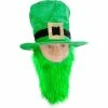 J Hat Costume Facial Hair Green Velvet Top Hat With Beard