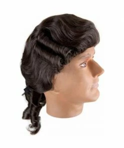 Lacey Wigs Adult Brown Colonial Man Costume Wig