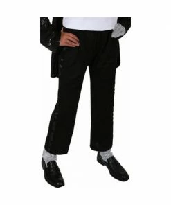 Exclusive Adult King Of Pop Black Tuxedo Pants