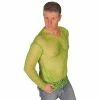 H.M. Smallwares Mens Neon Green Fishnet Shirt