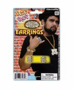 Forum Novelties Inc. Clip On Dollar Sign Earrings Accessory