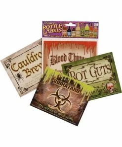 Forum Novelties Inc. Accessory Kits Scary Bottle Labels