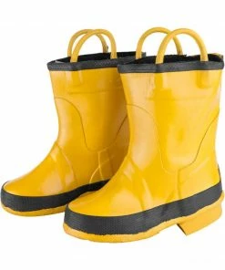 Weeks Juvenile Products Child Yellow Firefighter Boots Kids Costumes