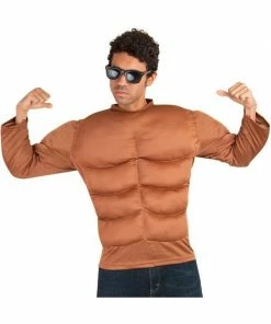 Exclusive Adult Dark Skin Muscle Chest Costume Men's Costumes