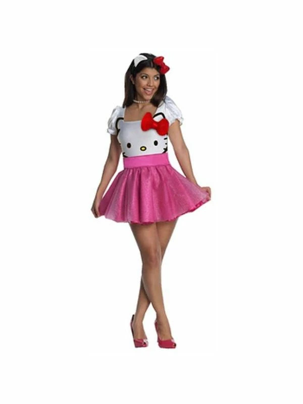 Rubies Adult Hello Kitty Tutu Dress Costume Adult Costumes 3 Rubies Adult Hello Kitty Tutu Dress Costume Adult Costumes