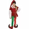 Rubies Child's Red And Green Elf Tights