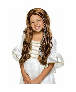 Rubies Brown Glamorous Princess Wig Wigs