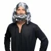 Rubies Grey Jesus Wig And Beard Set Costume Facial Hair