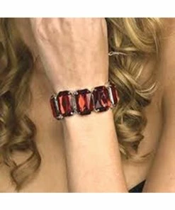Rubies Costume Jewelry Costume 20s Style Ruby Bracelet