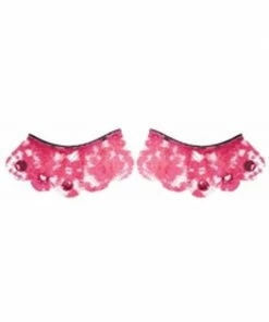 Disguise Costume Make-up Pink Lace Fake Eyelashes