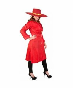 Exclusive Adult Red Carmen San Diego Costume