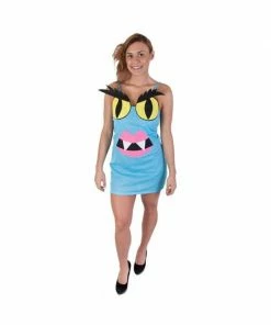 Exclusive Adult Hipster Blue Monster Dress