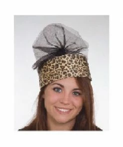 J Hat English Princess Leopard Hat