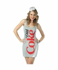 Rasta Imposta Adult Diet Coke Tank Dress Costume Adult Costumes