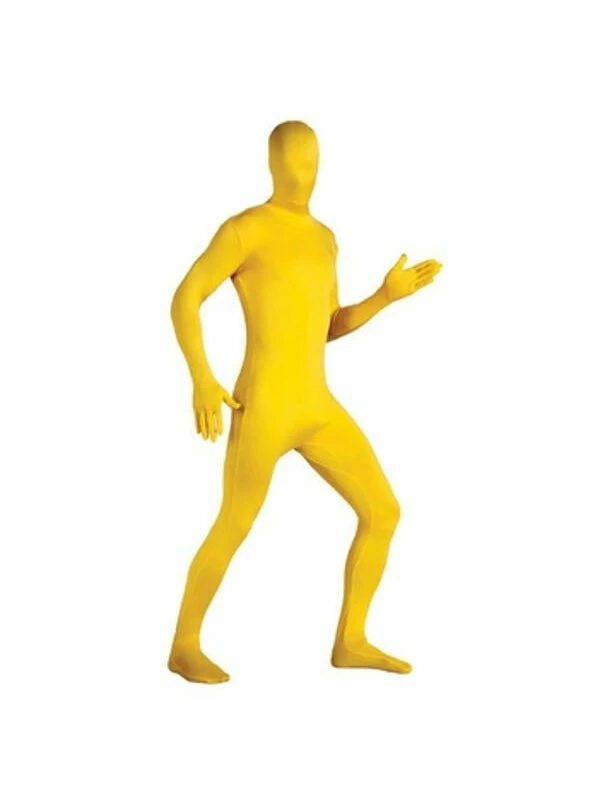 Rubies Adult Yellow 2nd Skin Suit Costume 3 Rubies Adult Yellow 2nd Skin Suit Costume