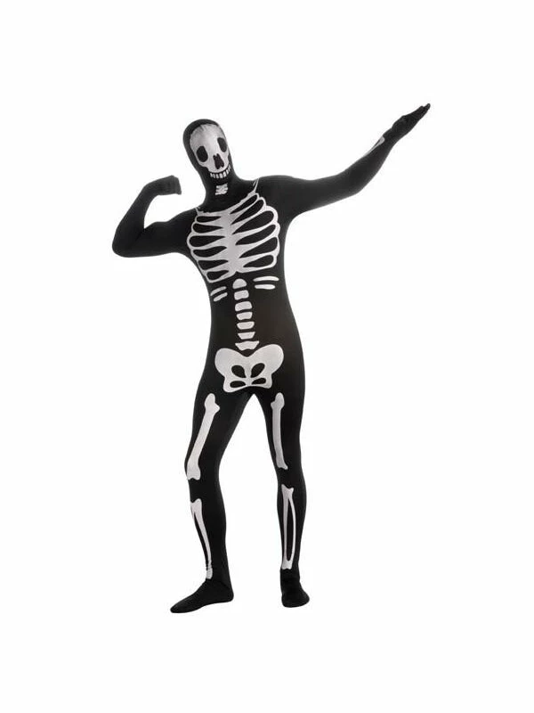 Rubies Adult 2nd Skin Skeleton Morph Suit Costume 3 Rubies Adult 2nd Skin Skeleton Morph Suit Costume