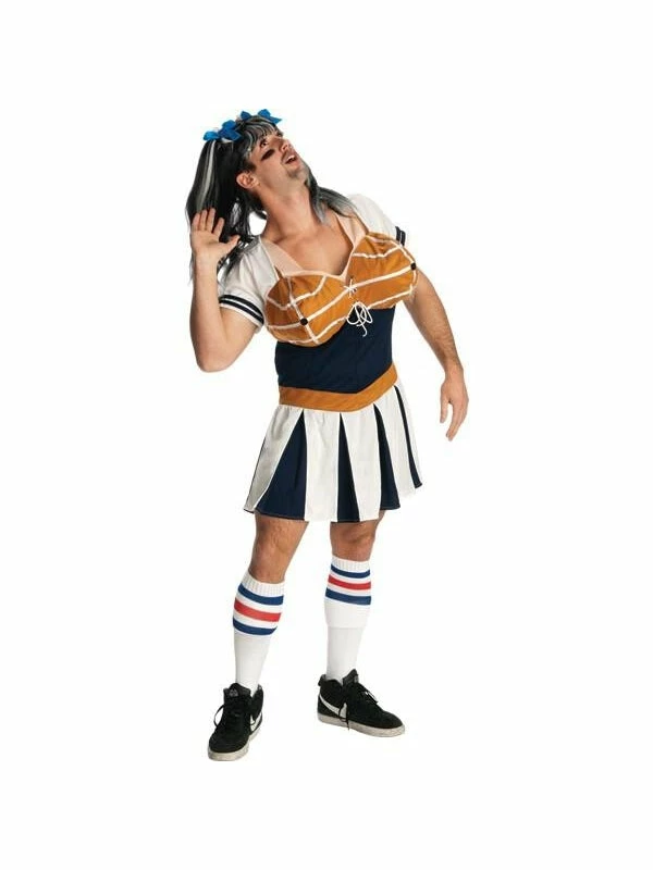 Rubies Adult Men's Funny Basketball Cheerleader Costume Adult Costumes 3 Rubies Adult Men's Funny Basketball Cheerleader Costume Adult Costumes