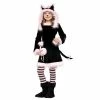 Fun World Childs Black And Pink Kitty Hood Costume