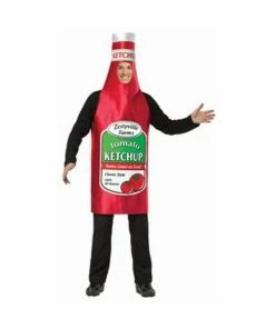 Rasta Imposta Adult Zestyville Ketchup Bottle Costume