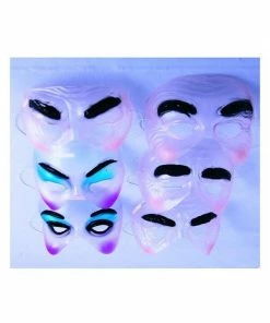 H.M. Smallwares Transparent Drama Half Masks