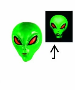 H.M. Smallwares Glow In The Dark Alien Masks